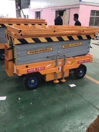 best quality 12m Manually Pulled Hydraulic Mobile Scissor Lift
