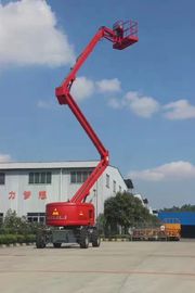 6-18m height hydraulic trailer boom lift AC Diesel Gasoline power