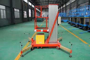 500 kg aluminum lift table of double mast aluminum lift table